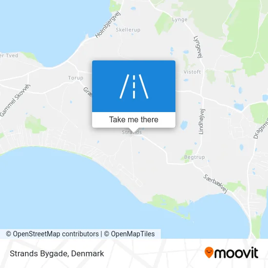 Strands Bygade map