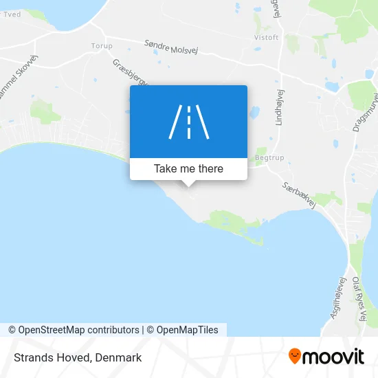 Strands Hoved map