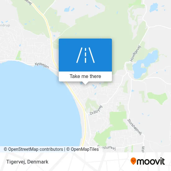Tigervej map