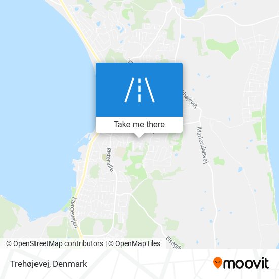 Trehøjevej map