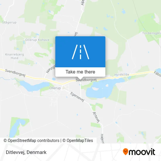 Ditlevvej map