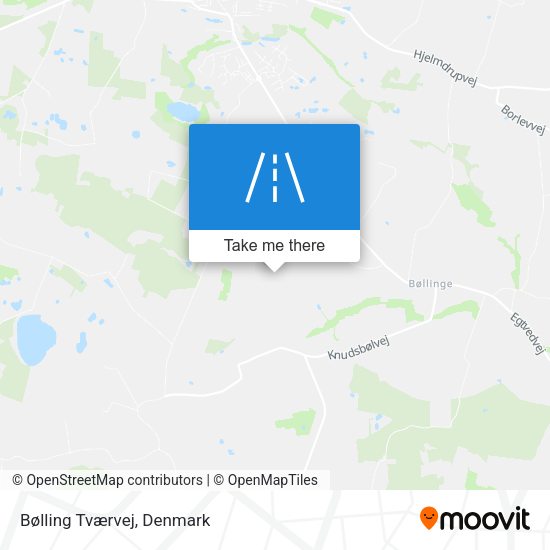 Bølling Tværvej map