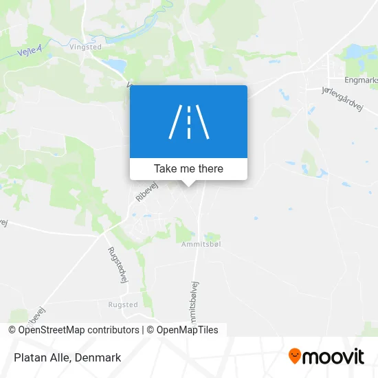 Platan Alle map