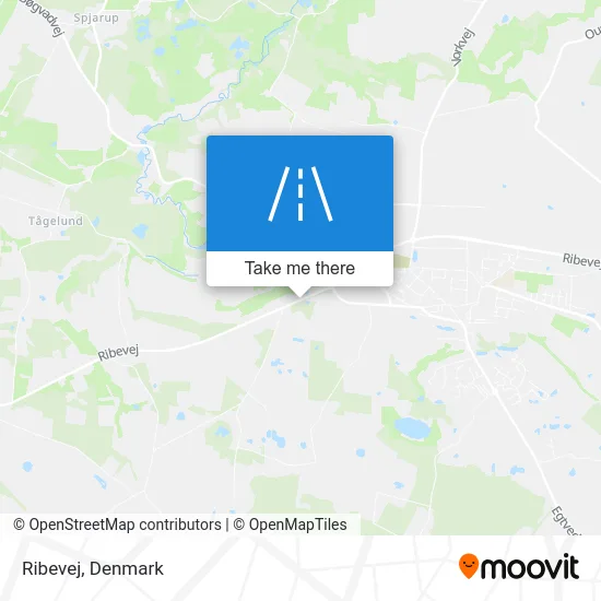 Ribevej map