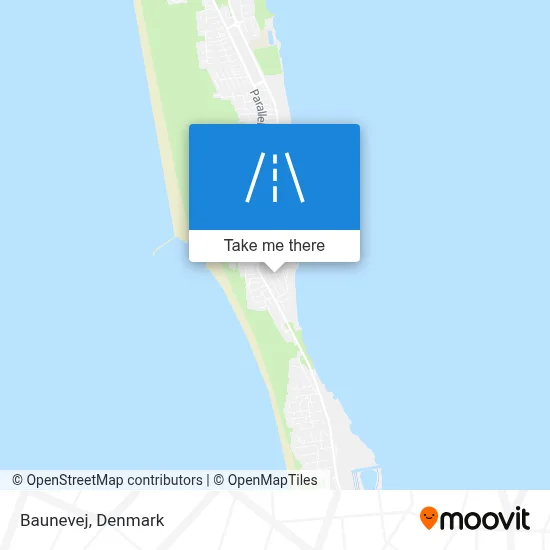 Baunevej map