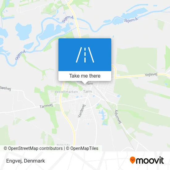Engvej map