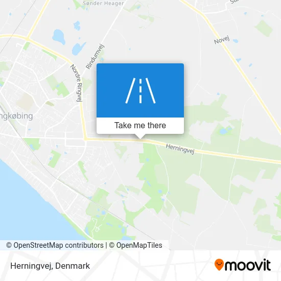 Herningvej map