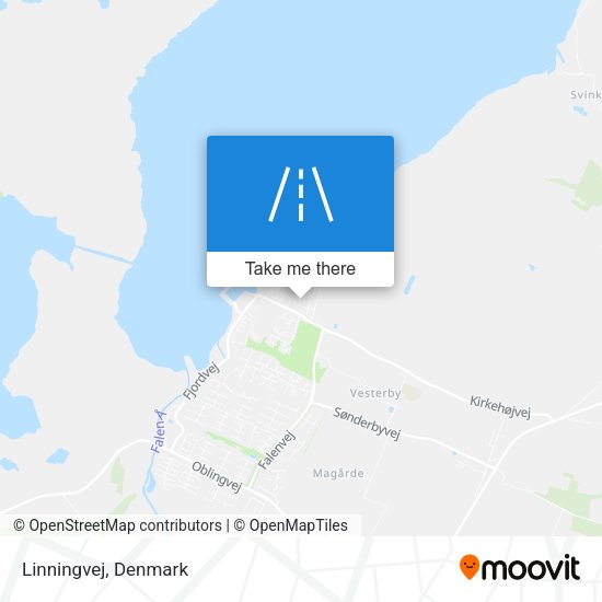 Linningvej map