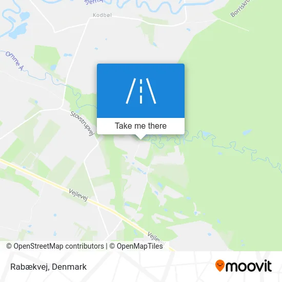 Rabækvej map
