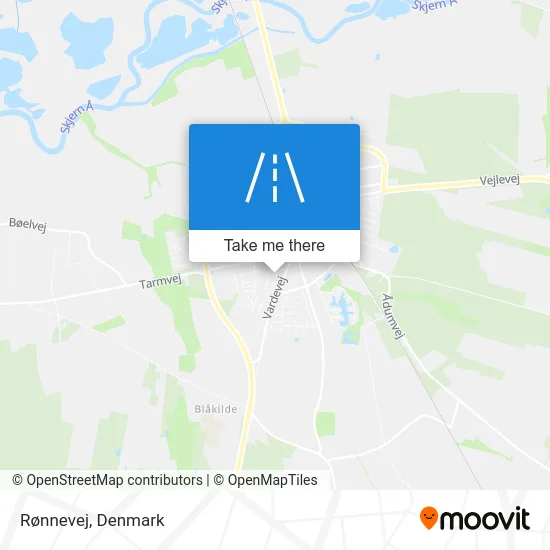 Rønnevej map