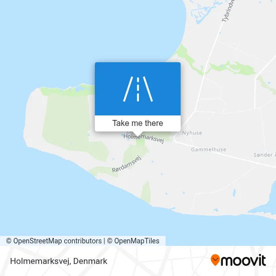 Holmemarksvej map