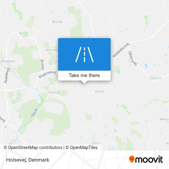 Holsevej map