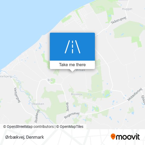 Ørbækvej map