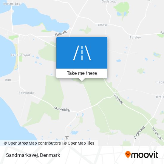 Sandmarksvej map