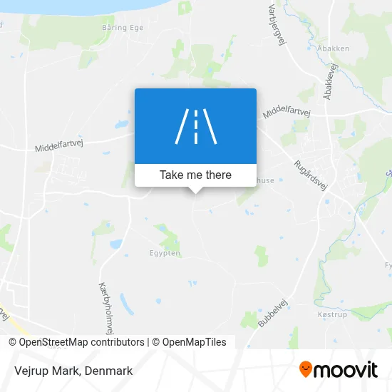Vejrup Mark map