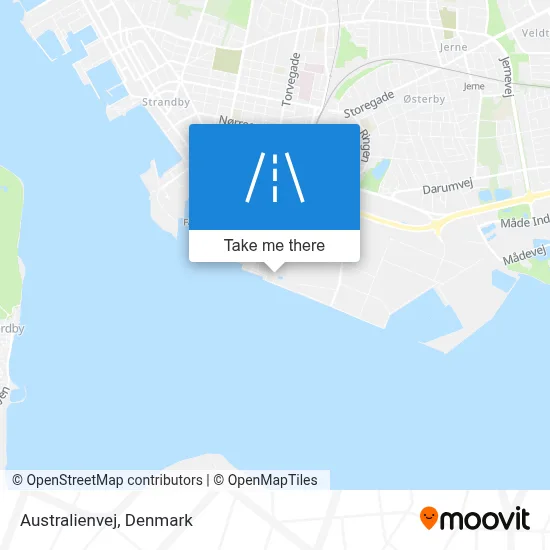 Australienvej map
