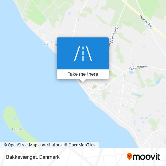 Bakkevænget map