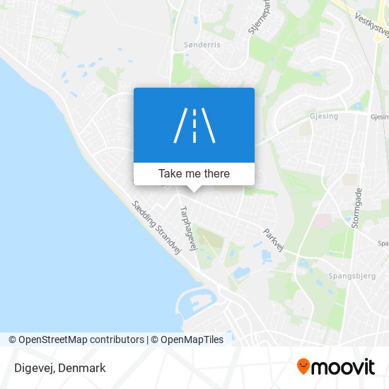 Digevej map