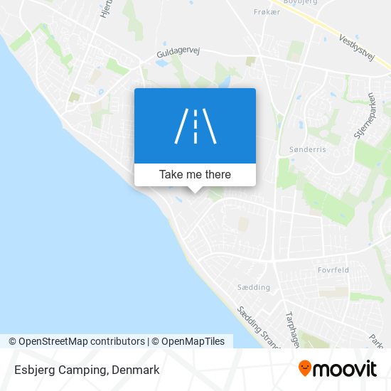 Esbjerg Camping map