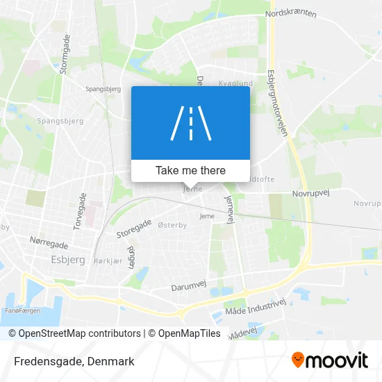 Fredensgade map