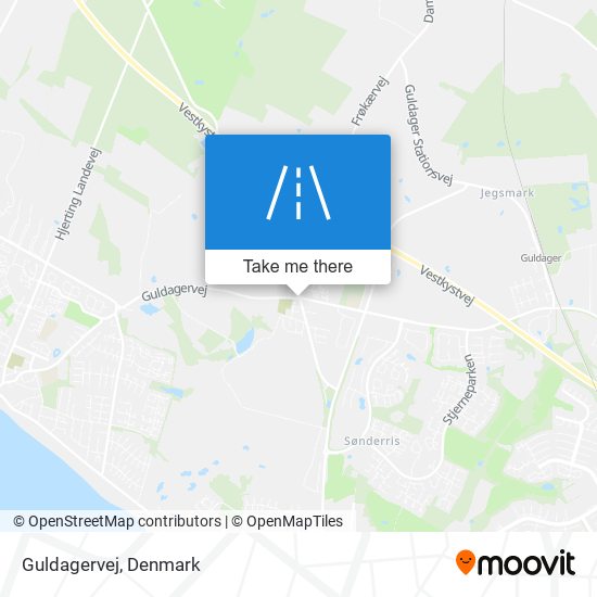 Guldagervej map