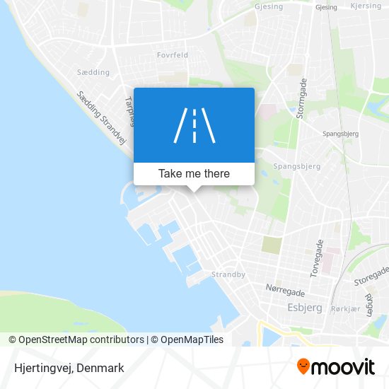 Hjertingvej map