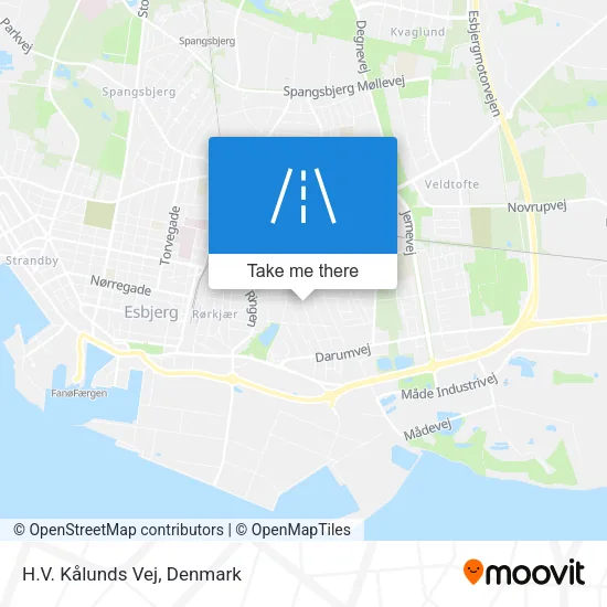 H.V. Kålunds Vej map