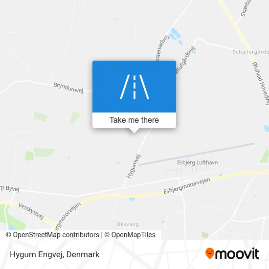 Hygum Engvej map