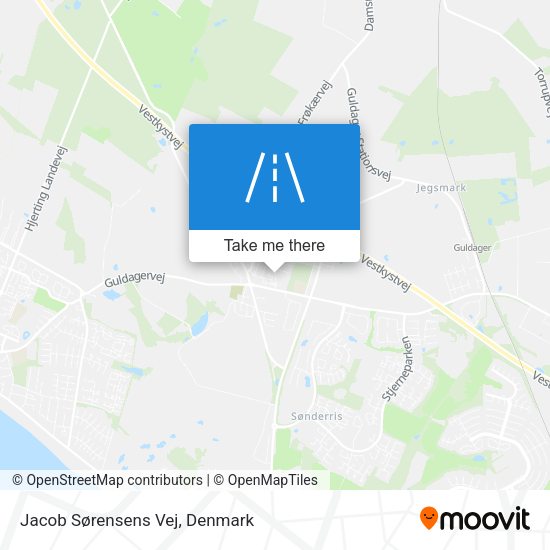 Jacob Sørensens Vej map