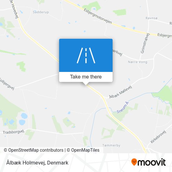 Ålbæk Holmevej map