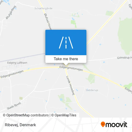 Ribevej map