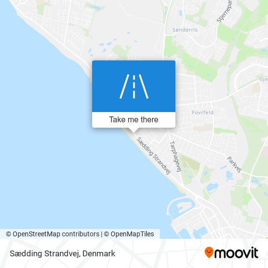 Sædding Strandvej map