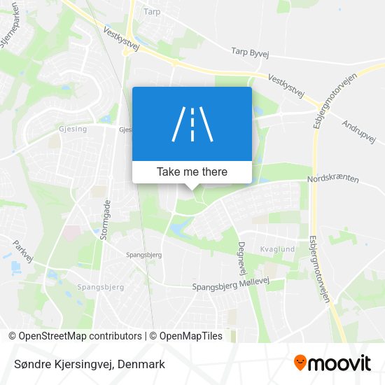 Søndre Kjersingvej map