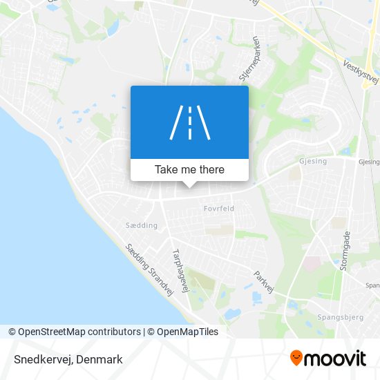 Snedkervej map