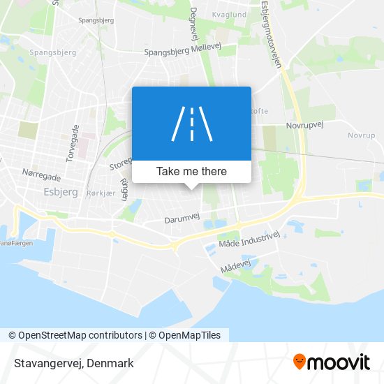 Stavangervej map