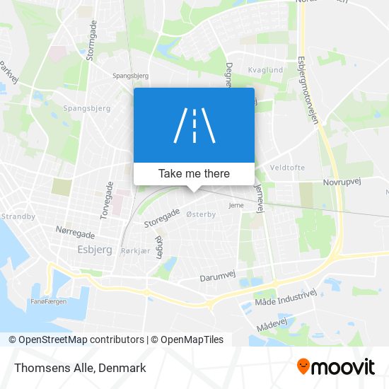 Thomsens Alle map