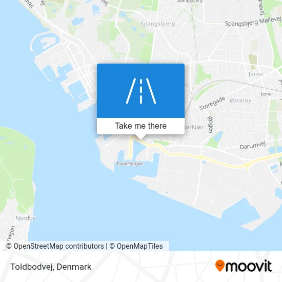 Toldbodvej map