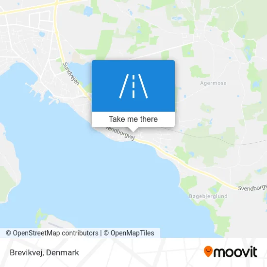 Brevikvej map