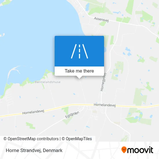 Horne Strandvej map