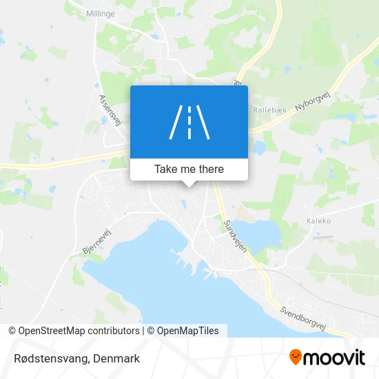 Rødstensvang map