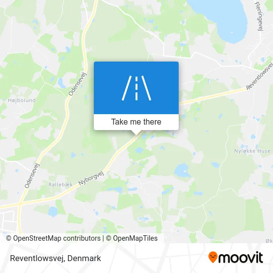 Reventlowsvej map