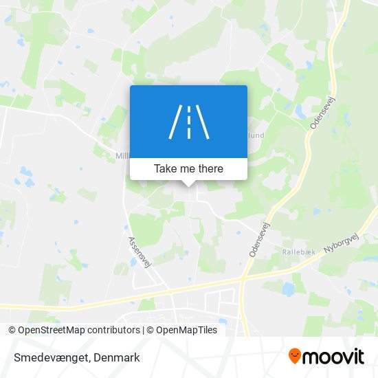 Smedevænget map