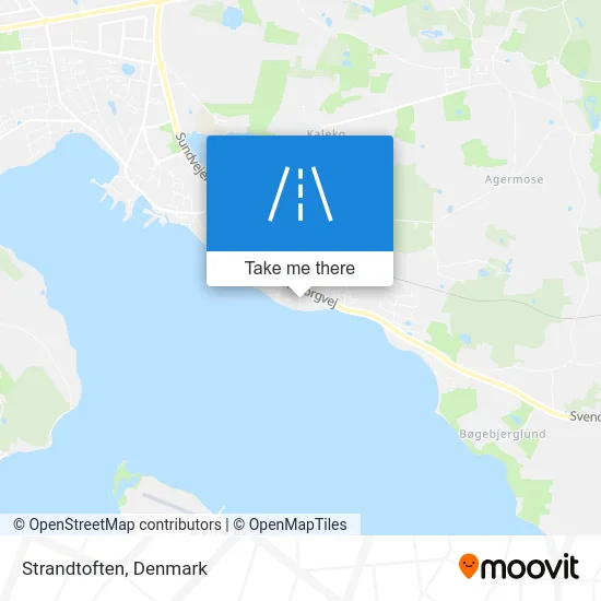 Strandtoften map