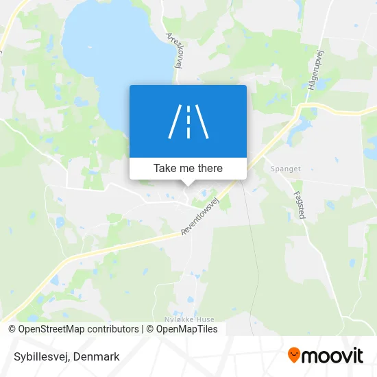 Sybillesvej map