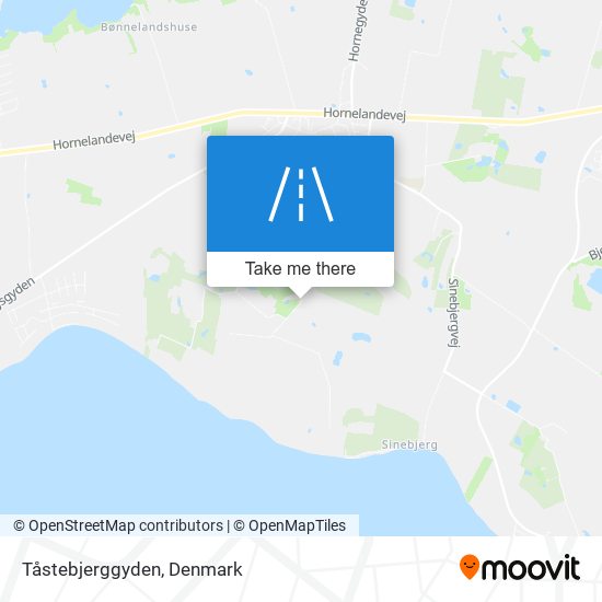 Tåstebjerggyden map