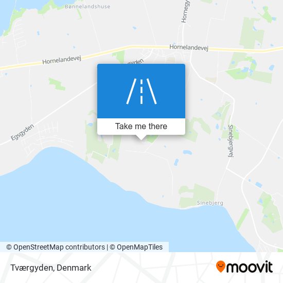 Tværgyden map