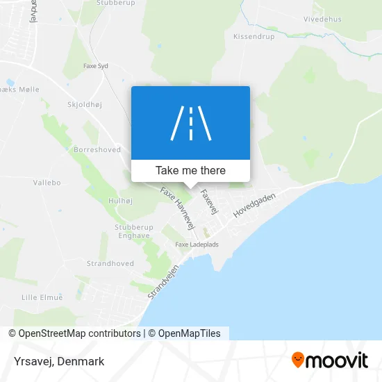 Yrsavej map