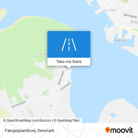Færgegaardsvej map