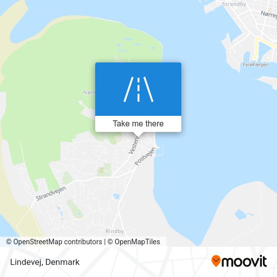 Lindevej map