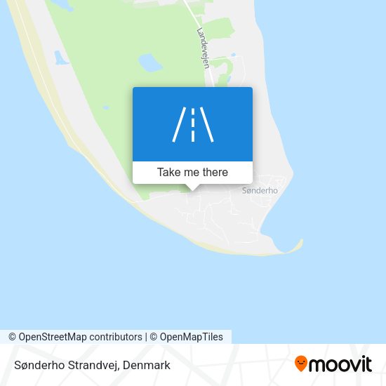 Sønderho Strandvej map